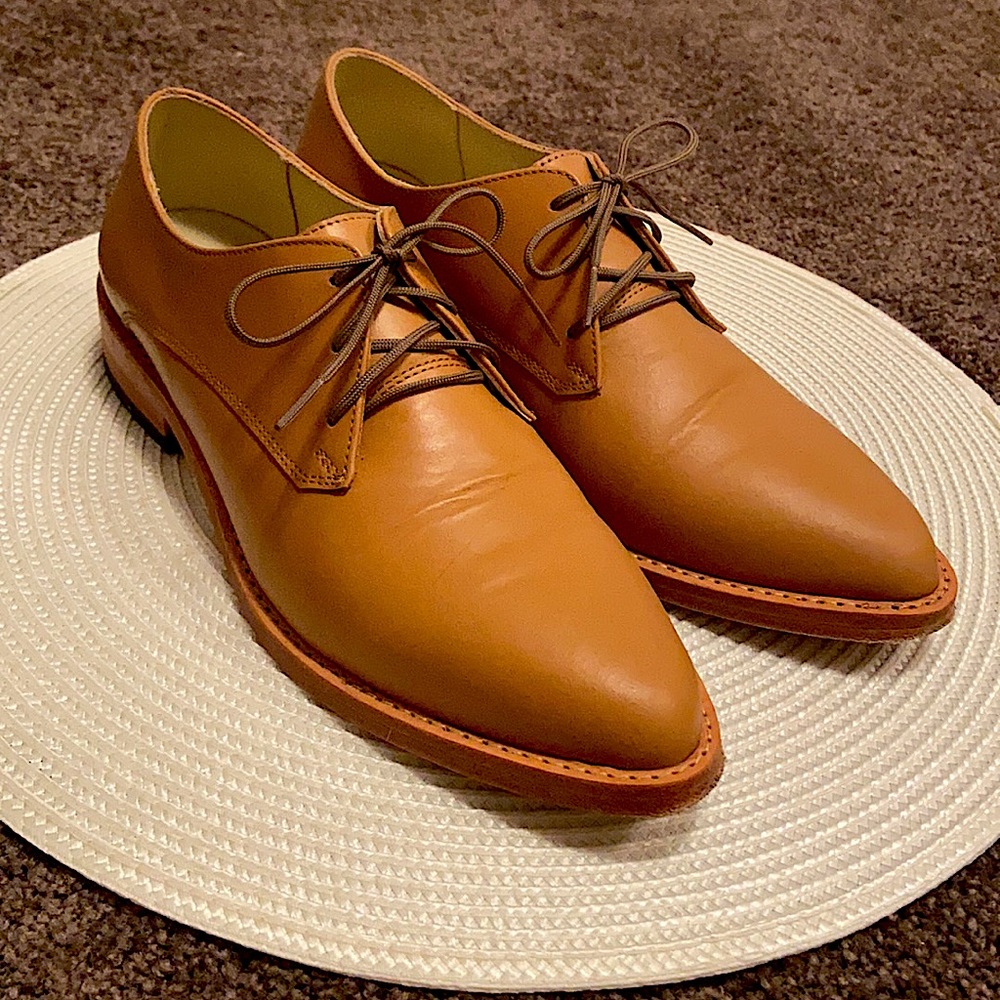 Nisolo James Oxford - Almond -Ethical Leather Shoe